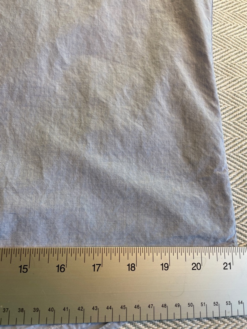 OLD NAVY The CLASSIC SHIRT Slim Fit Lg  Blue Men’s Button Down 100% Cotton Used - Picture 11 of 13